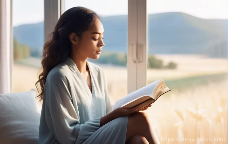 긍정적 정체성을 위한 자기 목표 달성 전략 - **Prompt:** A serene, contemplative young woman, dressed in comfortable, stylish loungewear, sits pe...